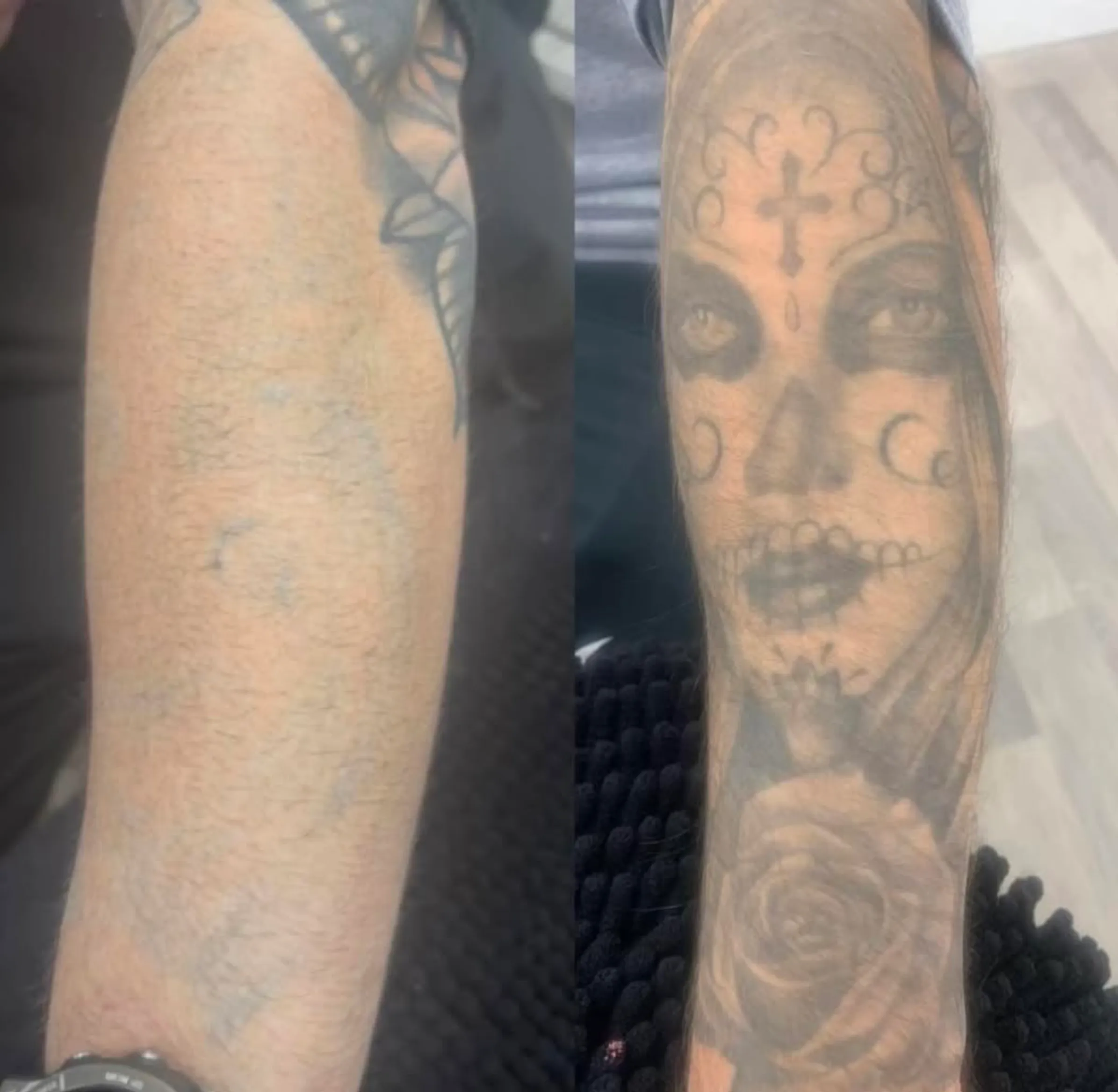 petroleum jelly on fresh tattoo